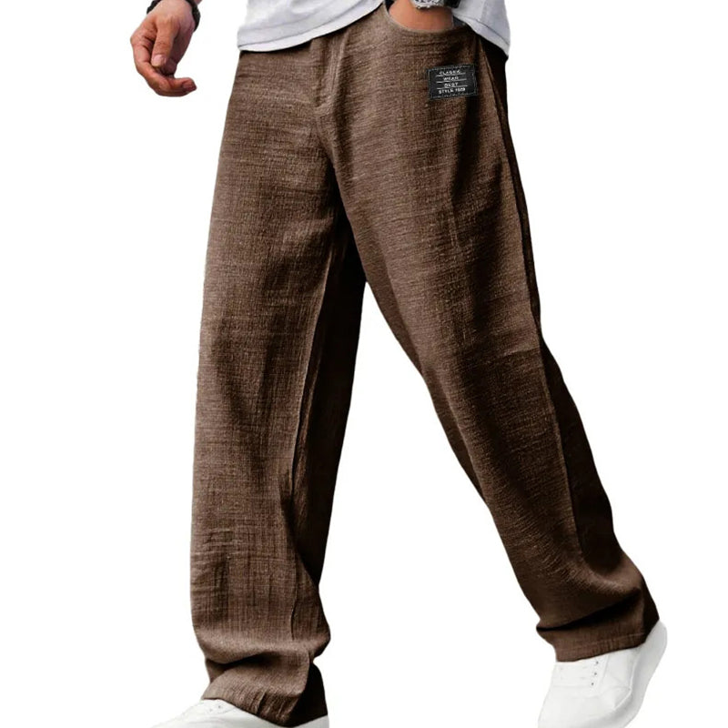 🔥Letzte Woche zum Tiefstpreis!🌞 Frühling/Sommer Essential: Leichte Baumwoll-Leinen-Hose für Herren – Atmungsaktiv, bequem & stilvoll 👖✨