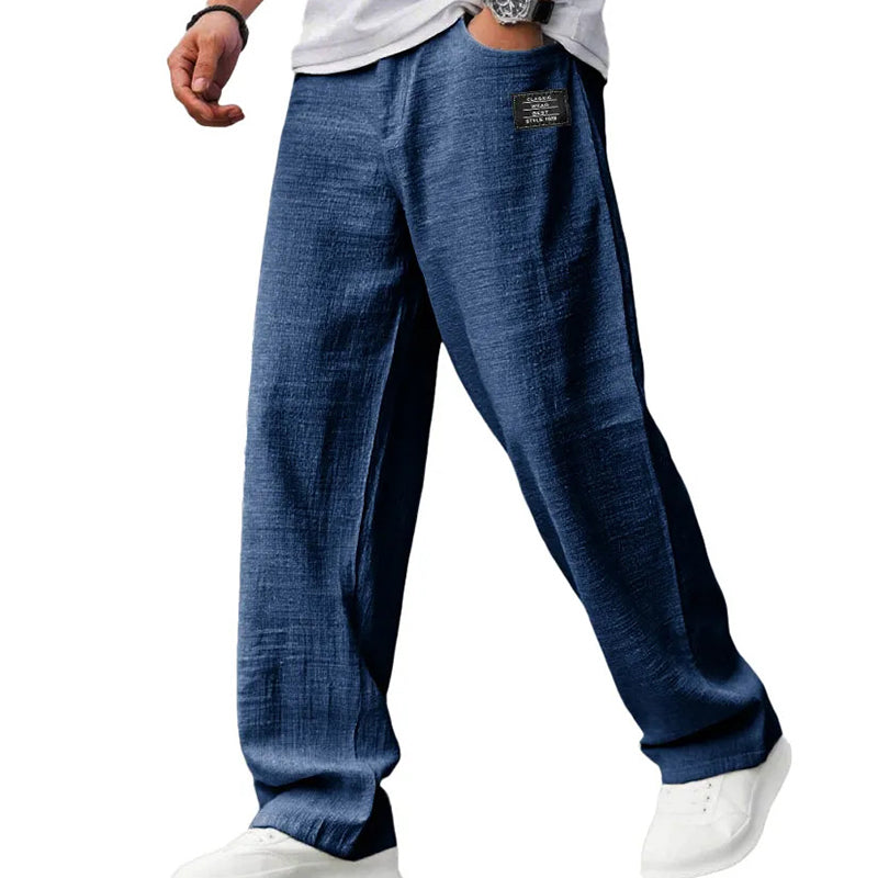 🔥Letzte Woche zum Tiefstpreis!🌞 Frühling/Sommer Essential: Leichte Baumwoll-Leinen-Hose für Herren – Atmungsaktiv, bequem & stilvoll 👖✨