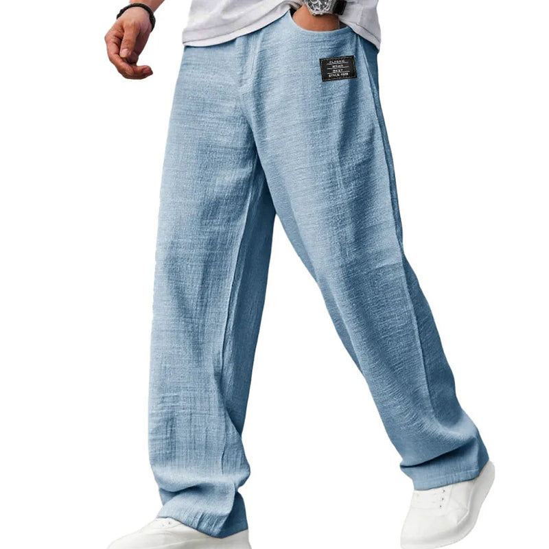 🔥Letzte Woche zum Tiefstpreis!🌞 Frühling/Sommer Essential: Leichte Baumwoll-Leinen-Hose für Herren – Atmungsaktiv, bequem & stilvoll 👖✨