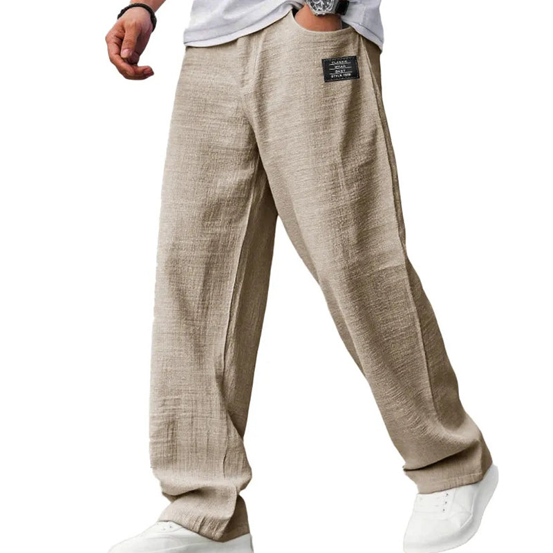 🔥Letzte Woche zum Tiefstpreis!🌞 Frühling/Sommer Essential: Leichte Baumwoll-Leinen-Hose für Herren – Atmungsaktiv, bequem & stilvoll 👖✨