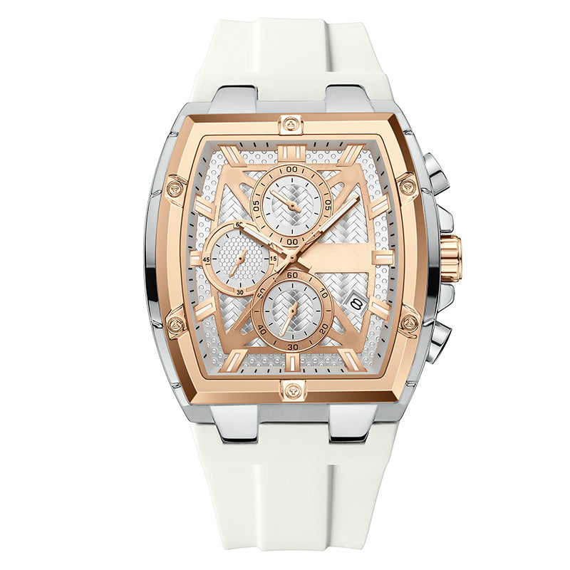 Gluschwein - ⌚ 50% RABATT! 🔥 Moderne Fassförmige Gehäuseuhr für Männer – Elegantes Design, Präzises Quarzwerk & Zeitloser Stil ✨