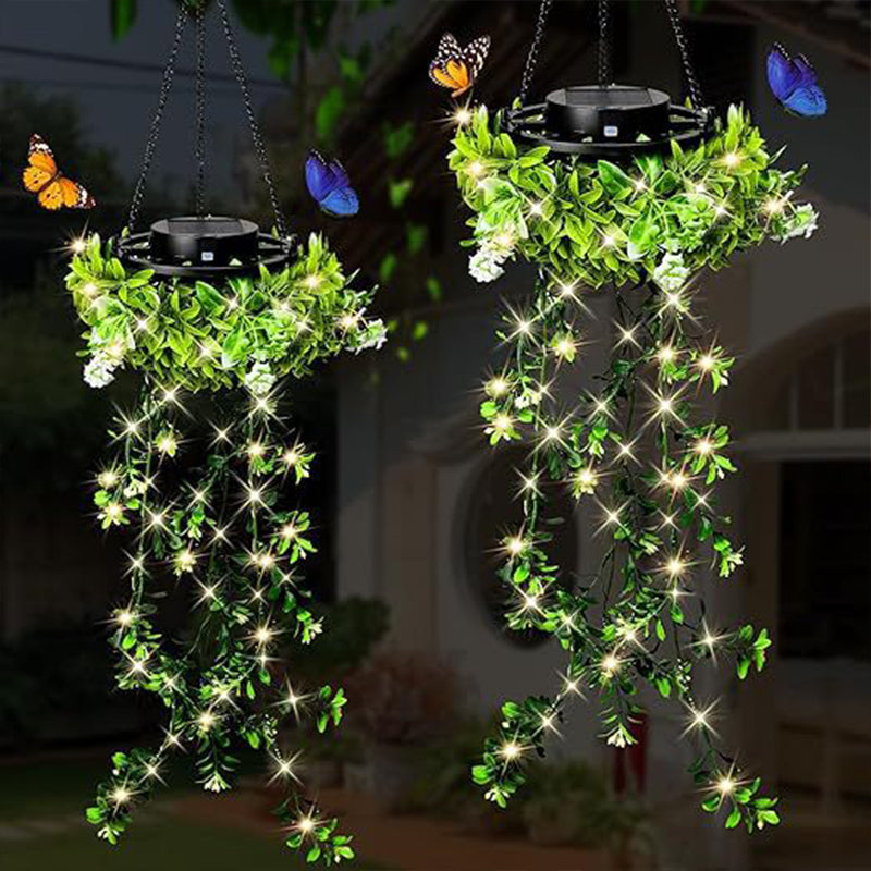 Gluschwein - ☀️ KAUFE 3, ERHALTE 1 GRATIS! 🌿 Solar-Efeu-Lichterkette – Wasserdicht, 8 Modi & flexibel – Perfekt für Garten, Balkon & Wanddekoration 💡