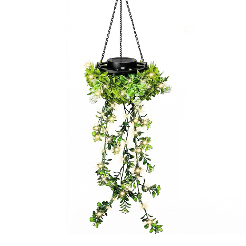 Gluschwein - ☀️ KAUFE 3, ERHALTE 1 GRATIS! 🌿 Solar-Efeu-Lichterkette – Wasserdicht, 8 Modi & flexibel – Perfekt für Garten, Balkon & Wanddekoration 💡