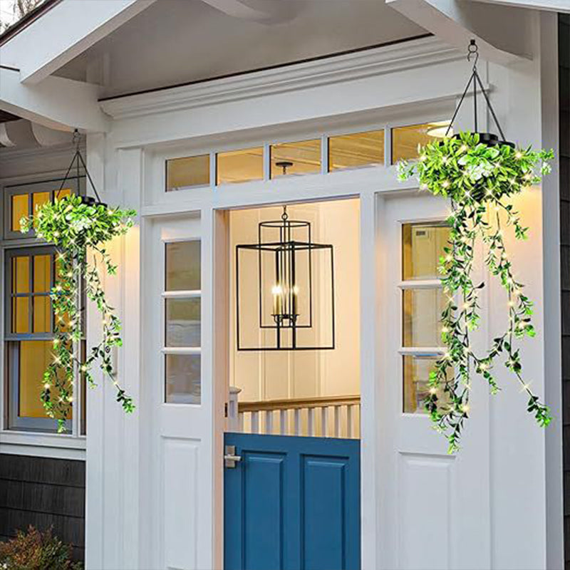 Gluschwein - ☀️ KAUFE 3, ERHALTE 1 GRATIS! 🌿 Solar-Efeu-Lichterkette – Wasserdicht, 8 Modi & flexibel – Perfekt für Garten, Balkon & Wanddekoration 💡