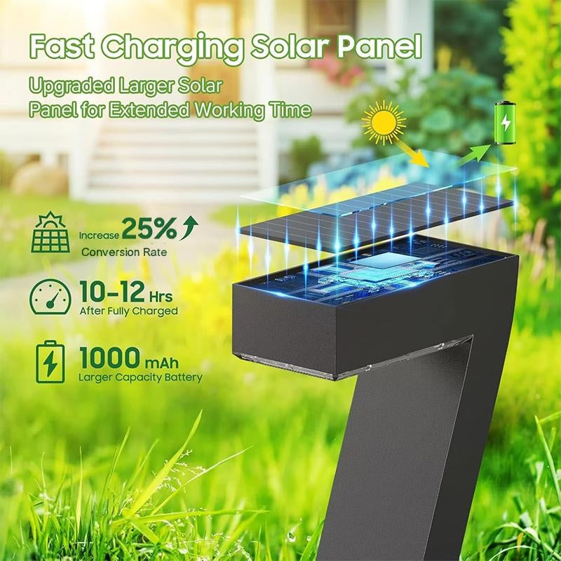 🏡💡Solar-Wegeleuchten IP65 Wasserdicht - 7-Form Design