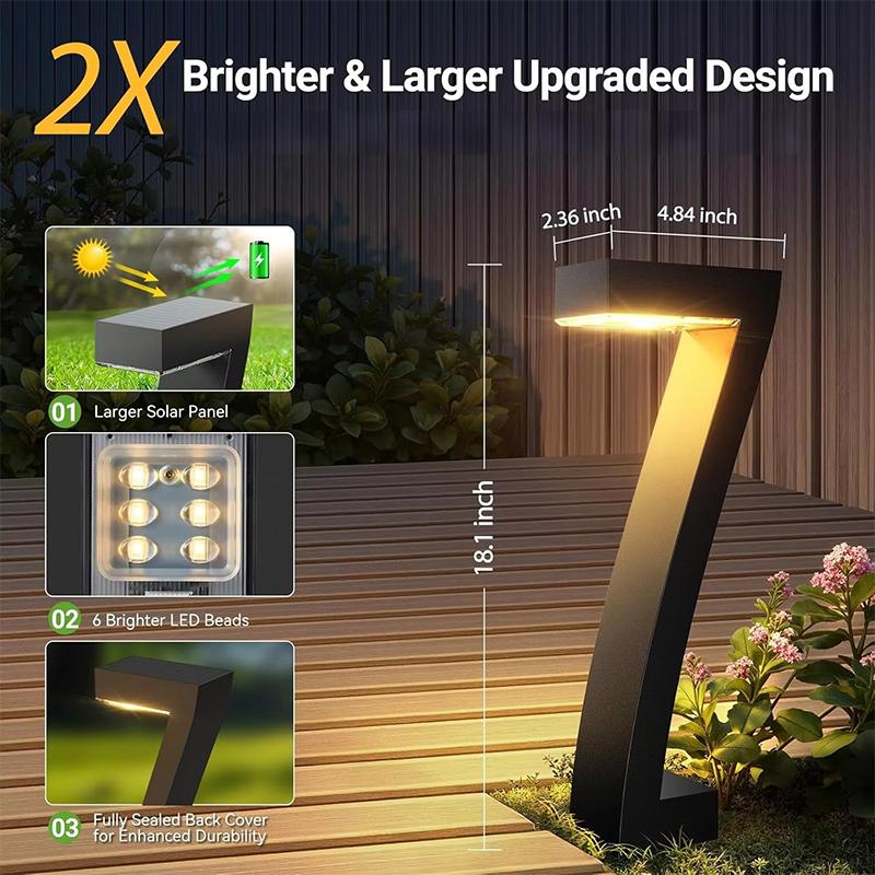 🏡💡Solar-Wegeleuchten IP65 Wasserdicht - 7-Form Design