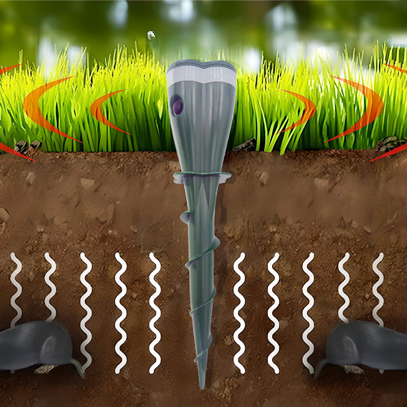 Gluschwein - 🌸Frühjahrsverkauf 50% Rabatt🌸 Solarbetriebenes wasserdichtes Schrauben-Maulwurfabwehrmittel