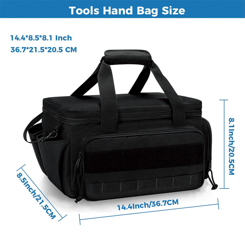 Gluschwein - 💰 Zum halben Preis, hält 10 Jahre! 🔧 Robuste 14-Zoll-Werkzeugtasche aus Canvas – Extra Großes Fassungsvermögen, Hochdichtes Canvas, Abrieb- & Reißfest Für Langlebigen Einsatz 🛠️