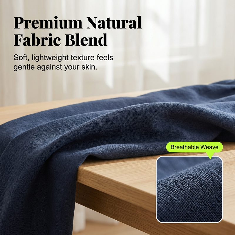 Gluschwein - 🔥Solange der Vorrat reicht 40 % Rabatt!🎉Baumwoll-Leinen-7/8-Hose für Damen – luftig & vielseitig👖☀️