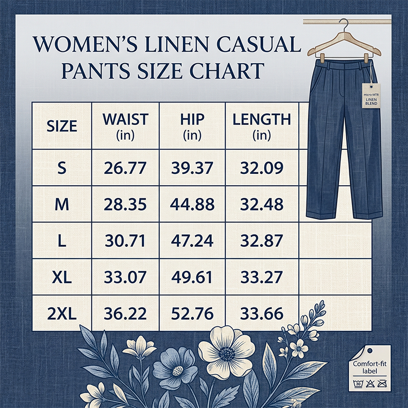 Gluschwein - 🔥Solange der Vorrat reicht 40 % Rabatt!🎉Baumwoll-Leinen-7/8-Hose für Damen – luftig & vielseitig👖☀️