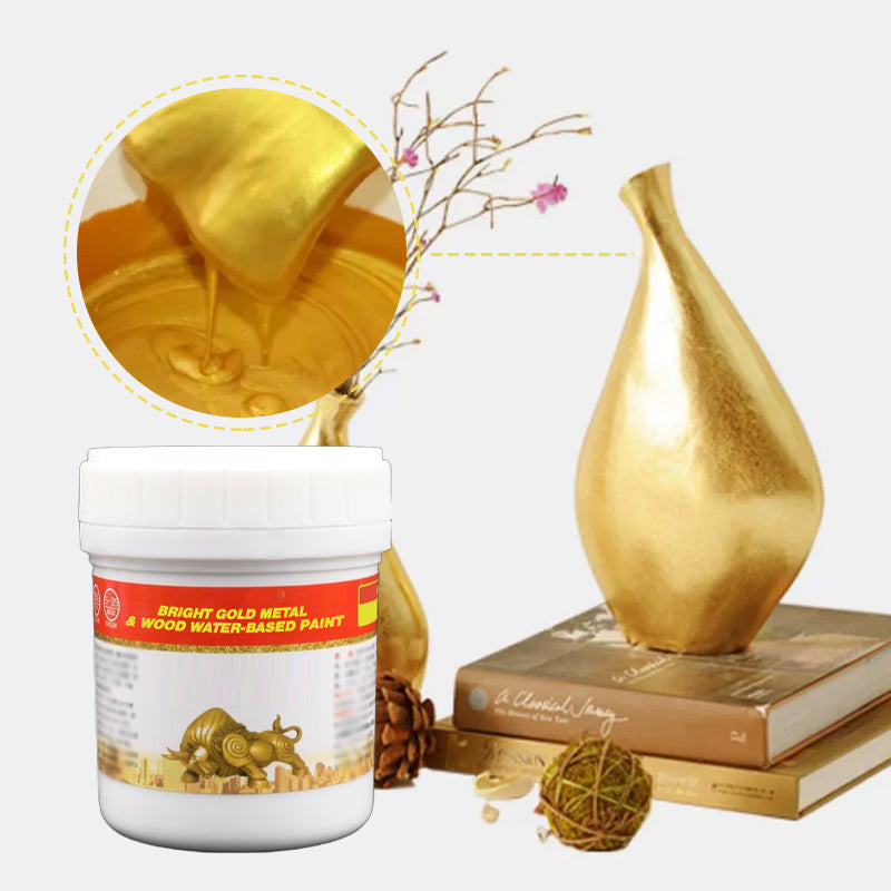 🔥Solange der Vorrat reicht 40 % Rabatt!🎉Wasserbasierte Farbe in Gold und Holzoptik