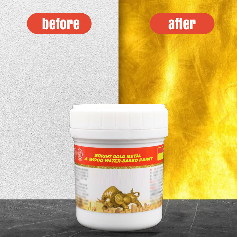 🔥Solange der Vorrat reicht 40 % Rabatt!🎉Wasserbasierte Farbe in Gold und Holzoptik