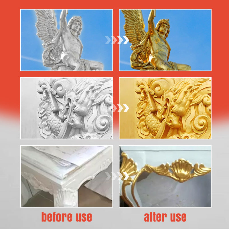🔥Solange der Vorrat reicht 40 % Rabatt!🎉Wasserbasierte Farbe in Gold und Holzoptik