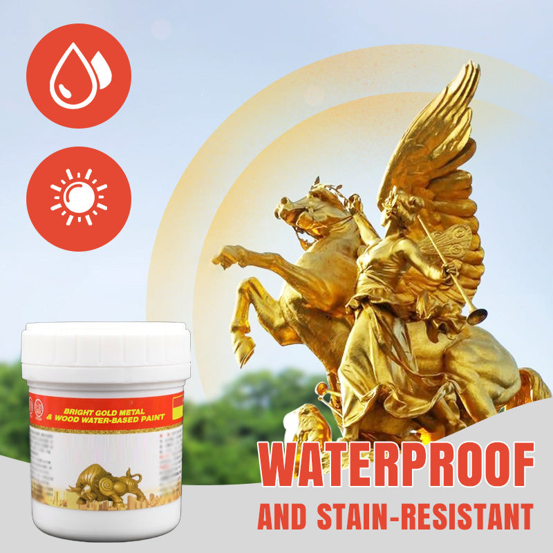 🔥Solange der Vorrat reicht 40 % Rabatt!🎉Wasserbasierte Farbe in Gold und Holzoptik
