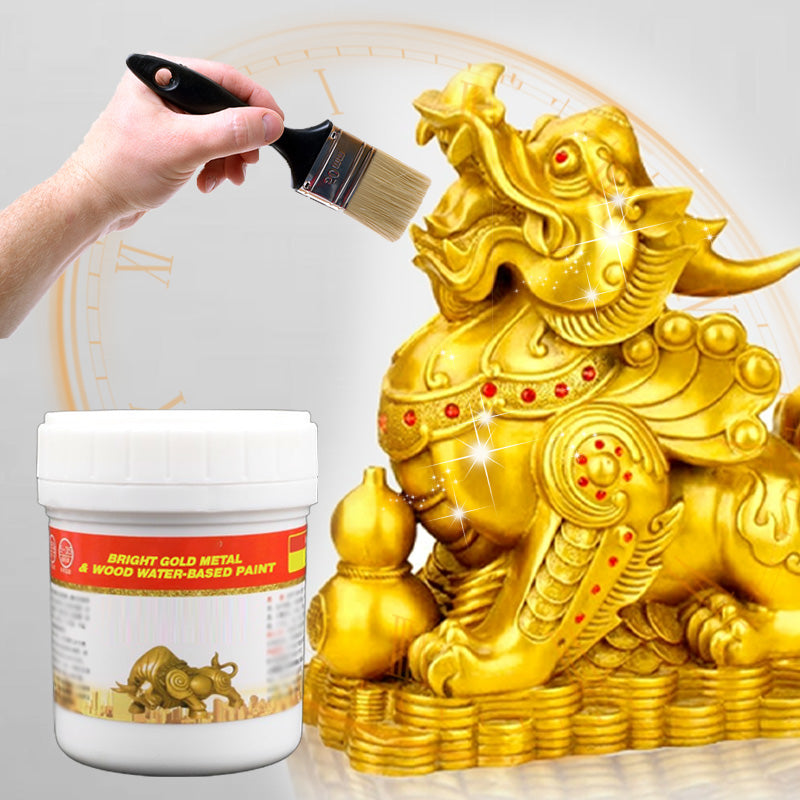 🔥Solange der Vorrat reicht 40 % Rabatt!🎉Wasserbasierte Farbe in Gold und Holzoptik