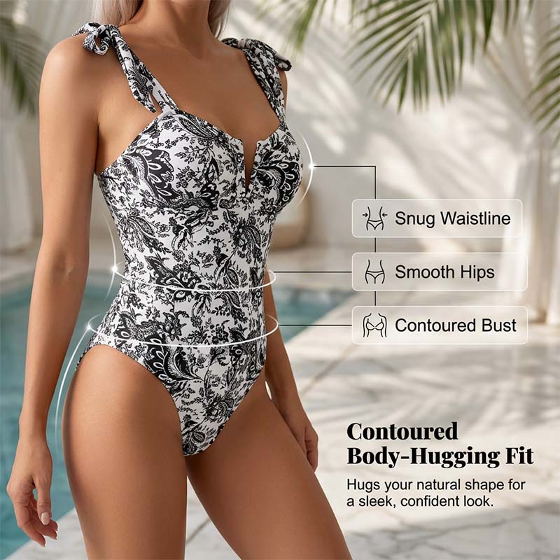 Gluschwein - Women's Fashion Printed One-Piece Swimsuit