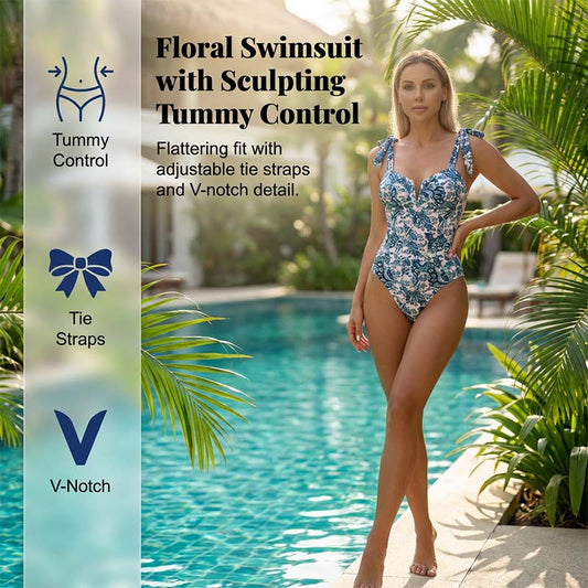 Gluschwein - Women's Fashion Printed One-Piece Swimsuit