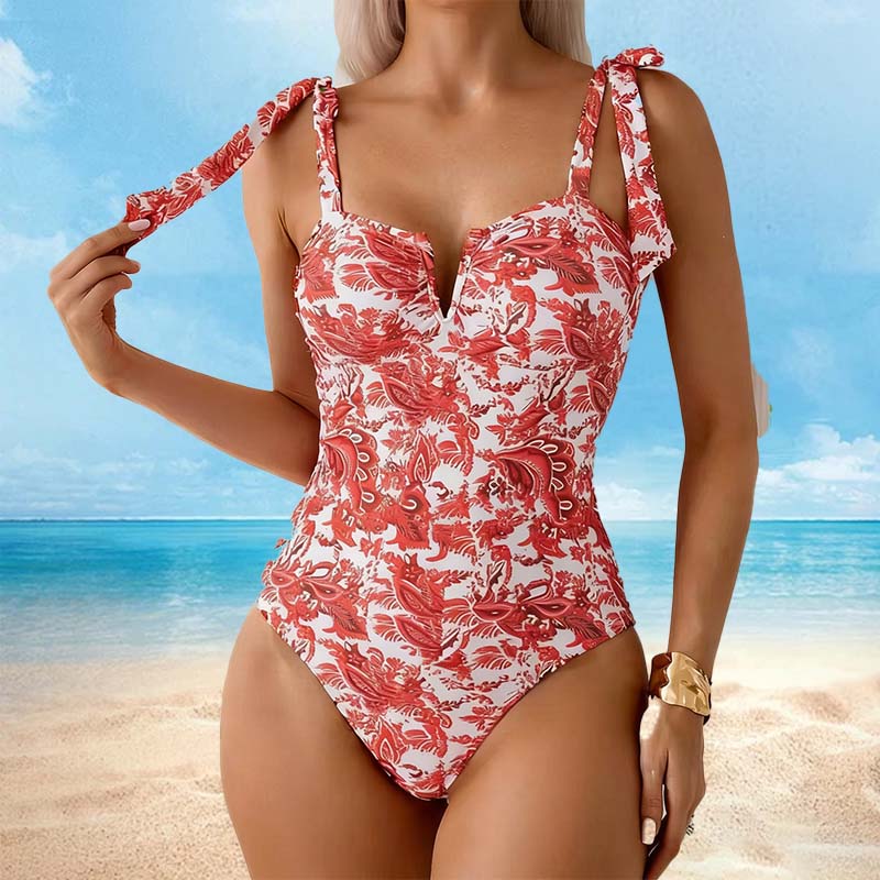 Gluschwein - Women's Fashion Printed One-Piece Swimsuit