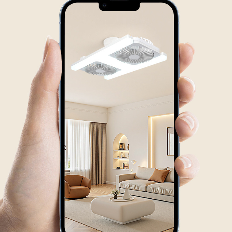 Gluschwein - Modern 2-in-1 LED Ceiling Fan Light