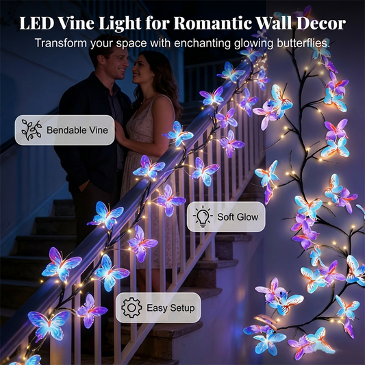 🔥Solange der Vorrat reicht 40 % Rabatt!🎉Romantische LED-Lichterkette in Schmetterlingsform