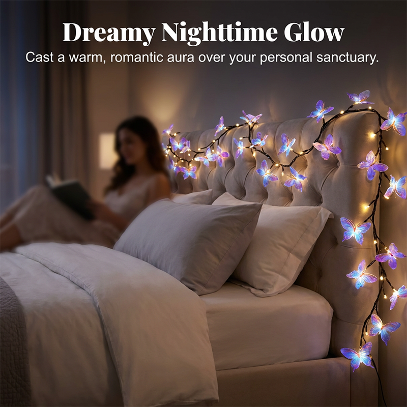 🔥Solange der Vorrat reicht 40 % Rabatt!🎉Romantische LED-Lichterkette in Schmetterlingsform