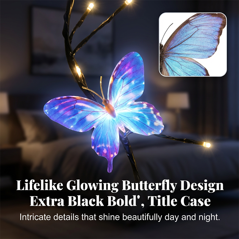 🔥Solange der Vorrat reicht 40 % Rabatt!🎉Romantische LED-Lichterkette in Schmetterlingsform