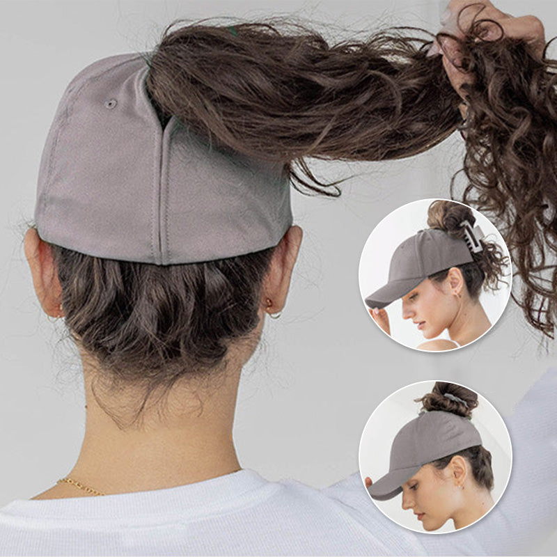Gluschwein - 🔥Solange der Vorrat reicht 40 % Rabatt!🎉Baseballmütze mit Pferdeschwanz und Magnetverschluss