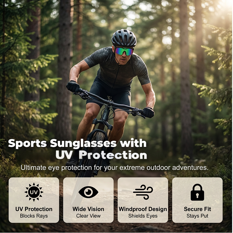 Gluschwein - 🕶️ JETZT -50% RABATT! 🔥 Sport-Sonnenbrille UV400 Unisex – Verspiegelte Gläser Anti-Blendung, Leichter TR-Rahmen, Panoramasicht & Seitenschutz · 8 Farben ✨