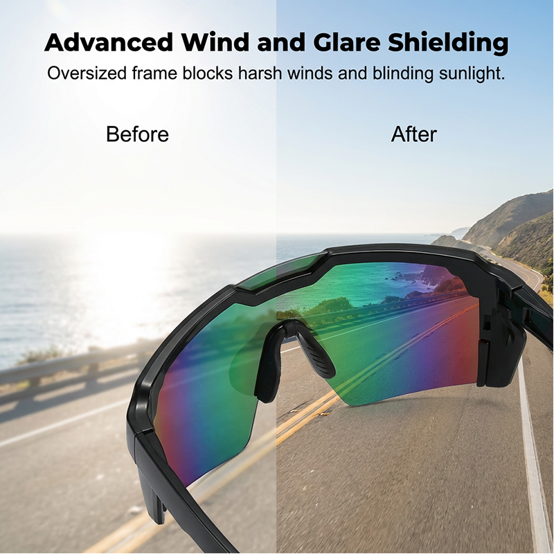 Gluschwein - 🕶️ JETZT -50% RABATT! 🔥 Sport-Sonnenbrille UV400 Unisex – Verspiegelte Gläser Anti-Blendung, Leichter TR-Rahmen, Panoramasicht & Seitenschutz · 8 Farben ✨