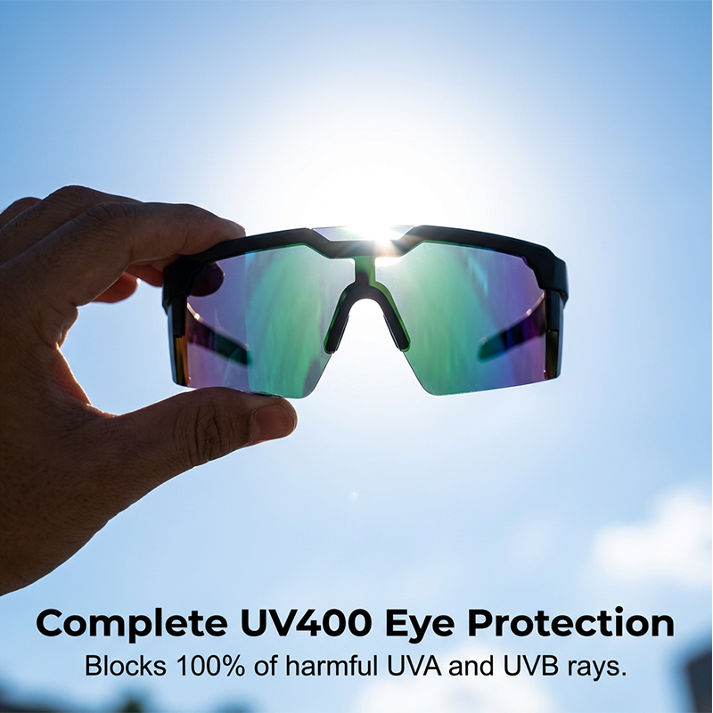Gluschwein - 🕶️ JETZT -50% RABATT! 🔥 Sport-Sonnenbrille UV400 Unisex – Verspiegelte Gläser Anti-Blendung, Leichter TR-Rahmen, Panoramasicht & Seitenschutz · 8 Farben ✨