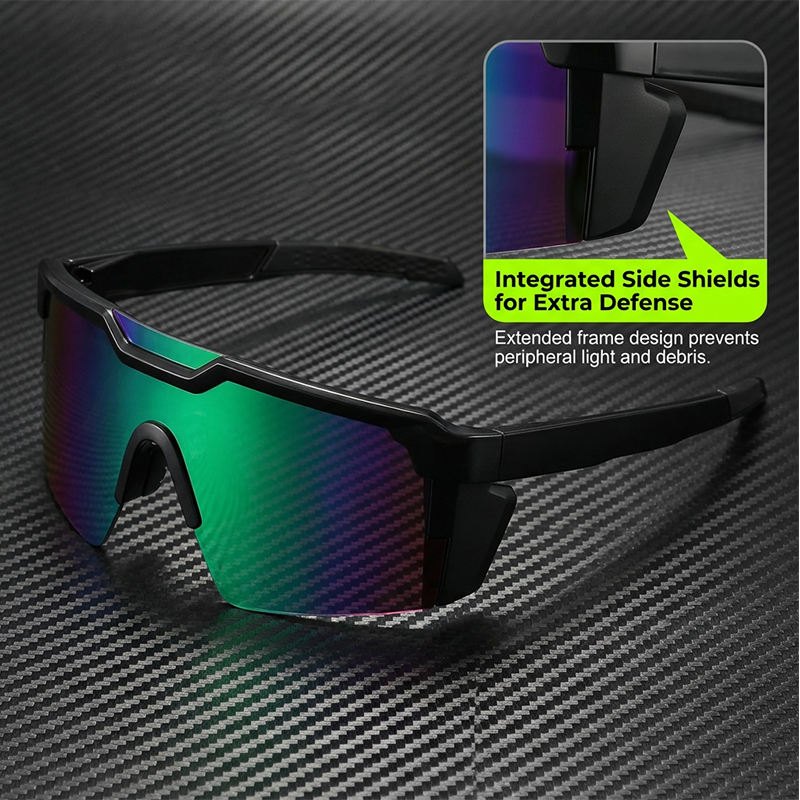 Gluschwein - 🕶️ JETZT -50% RABATT! 🔥 Sport-Sonnenbrille UV400 Unisex – Verspiegelte Gläser Anti-Blendung, Leichter TR-Rahmen, Panoramasicht & Seitenschutz · 8 Farben ✨