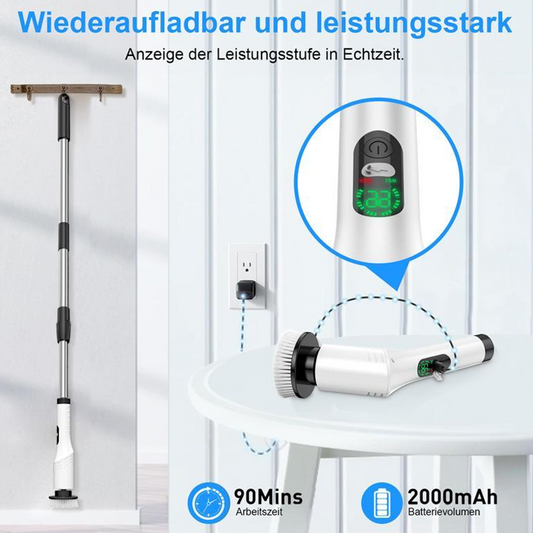 🔥Solange der Vorrat reicht 40 % Rabatt!🎉Verbesserte elektrische rotierende Reinigungsbürste mit LED-Display