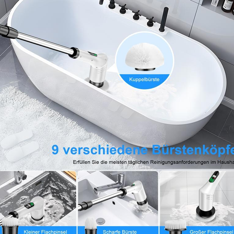 🧼50 % Rabatt!🎉Verbesserte elektrische rotierende Reinigungsbürste mit LED-Display