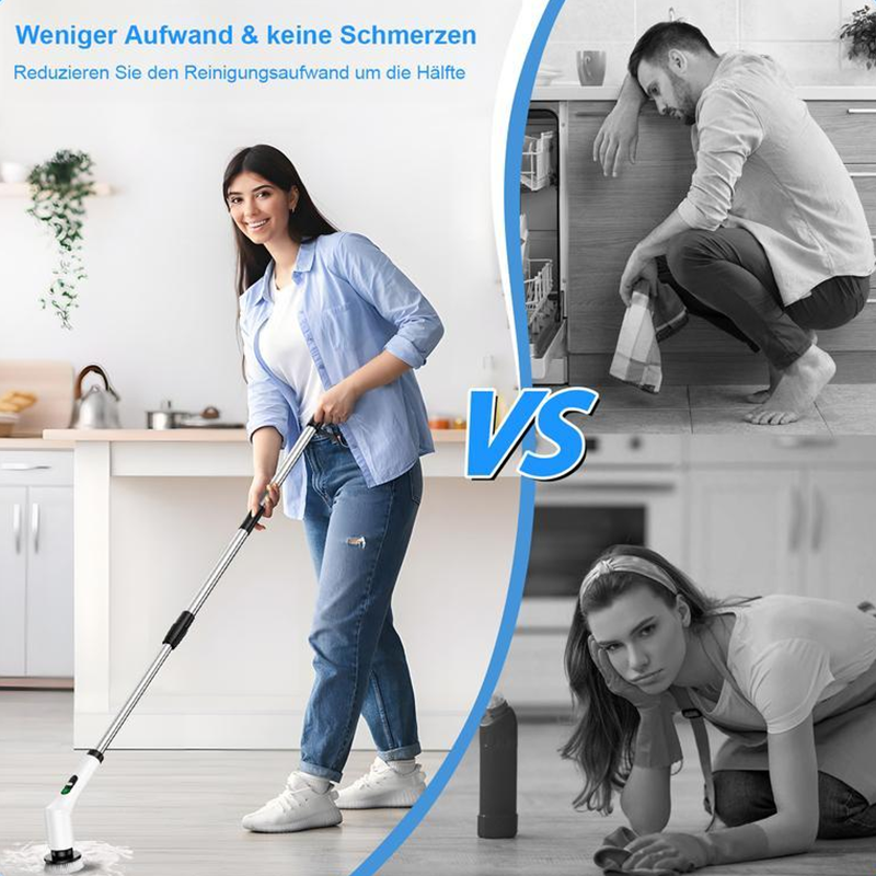 🧼50 % Rabatt!🎉Verbesserte elektrische rotierende Reinigungsbürste mit LED-Display