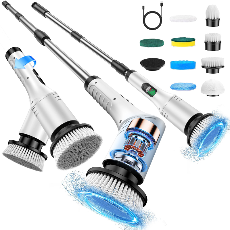 🧼50 % Rabatt!🎉Verbesserte elektrische rotierende Reinigungsbürste mit LED-Display