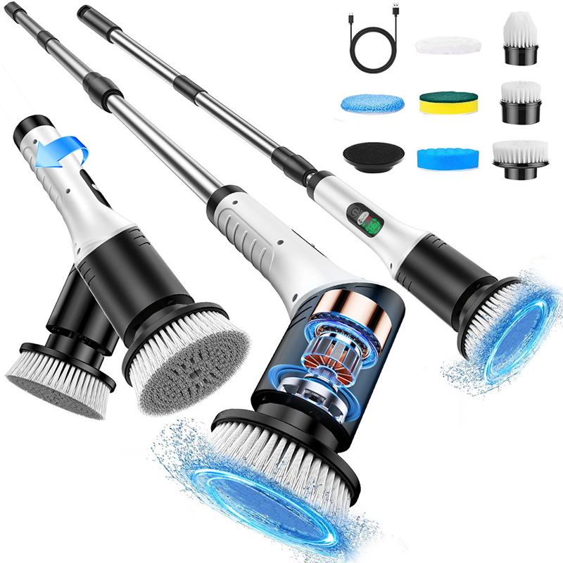 🧼50 % Rabatt!🎉Verbesserte elektrische rotierende Reinigungsbürste mit LED-Display