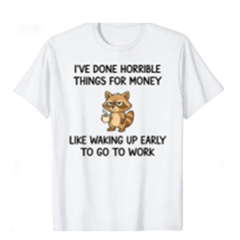 Gluschwein - Unisex Raccoon Funny Joke T-Shirt
