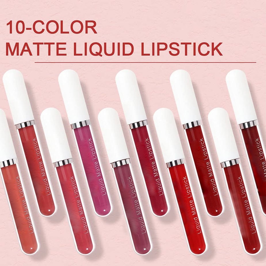 📢📢50 % RABATT !!!⏰18er-Set matter, wasserfester und langanhaltender Lipgloss