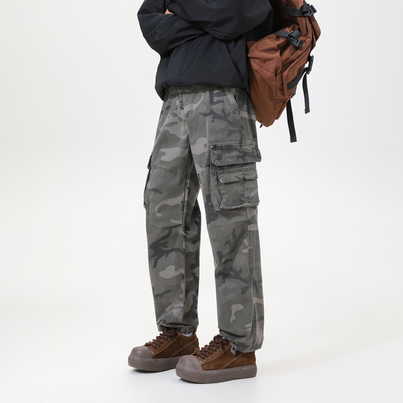 Gluschwein - Urban Streetwear Camo Cargos – Relaxed Fit Baumwoll-Hose mit Multi-Taschen 🕶️✨