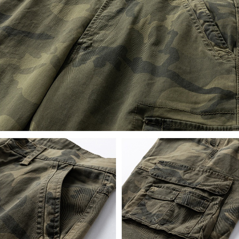 Gluschwein - Urban Streetwear Camo Cargos – Relaxed Fit Baumwoll-Hose mit Multi-Taschen 🕶️✨
