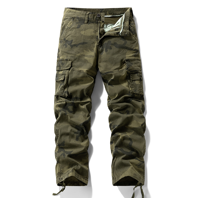 Gluschwein - Urban Streetwear Camo Cargos – Relaxed Fit Baumwoll-Hose mit Multi-Taschen 🕶️✨