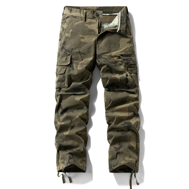 Gluschwein - Urban Streetwear Camo Cargos – Relaxed Fit Baumwoll-Hose mit Multi-Taschen 🕶️✨