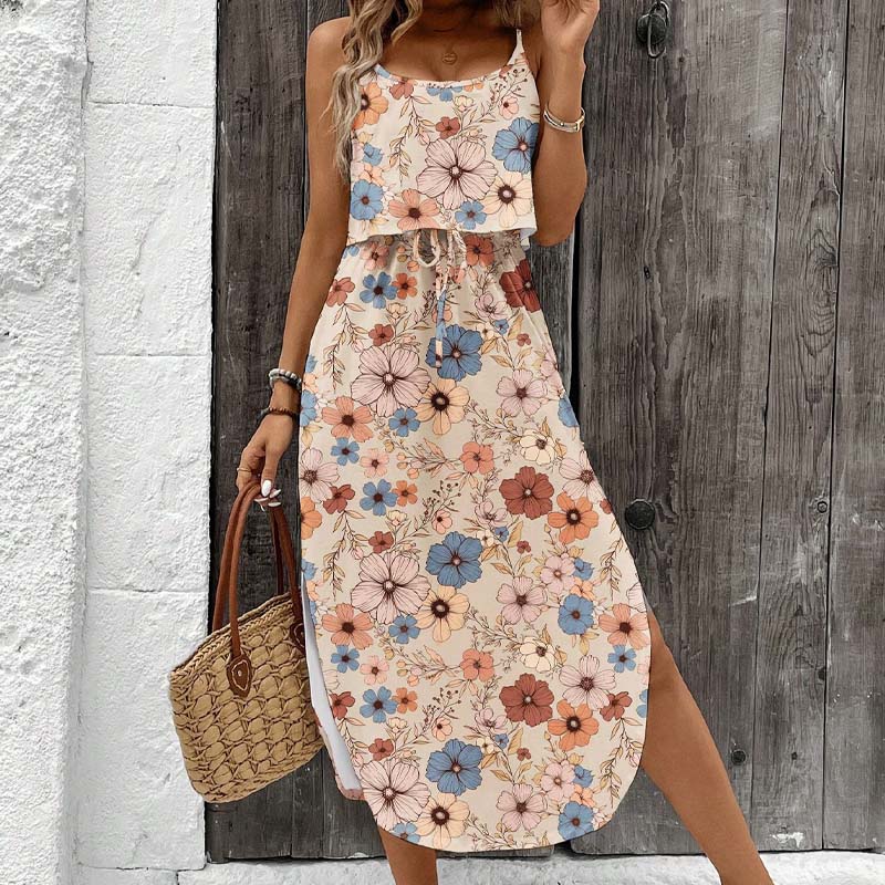Gluschwein - Women's Tie-Dye Cami Midi Dress