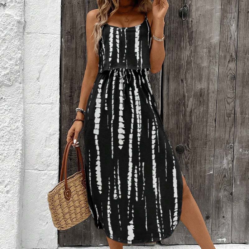 Gluschwein - Women's Tie-Dye Cami Midi Dress