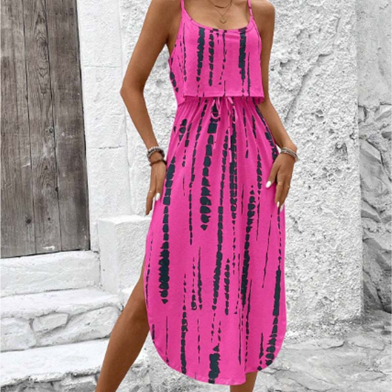 Gluschwein - Women's Tie-Dye Cami Midi Dress