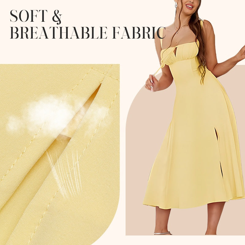 Gluschwein - 🔥2026 Hot sale 30% OFF🔥Women's Elegant Lace-Up Dress with Side Slit