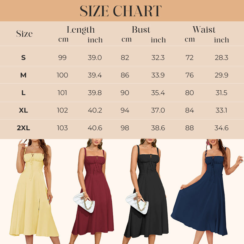 Gluschwein - 🔥2026 Hot sale 30% OFF🔥Women's Elegant Lace-Up Dress with Side Slit