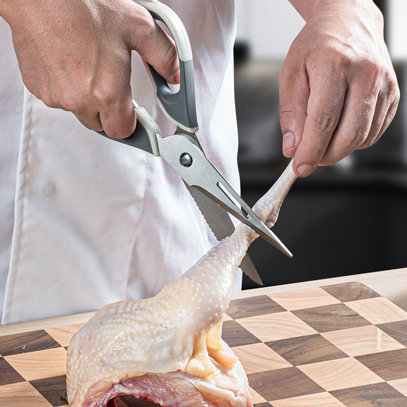 Gluschwein - ✂️ Multifunktionale Küchenschere – robust, rostfrei, mit Magnetaufbewahrung. Immer griffbereit! 🧲✨
