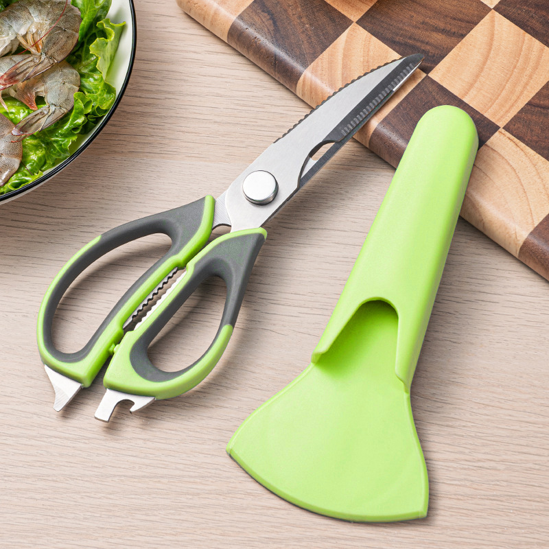 Gluschwein - ✂️ Multifunktionale Küchenschere – robust, rostfrei, mit Magnetaufbewahrung. Immer griffbereit! 🧲✨