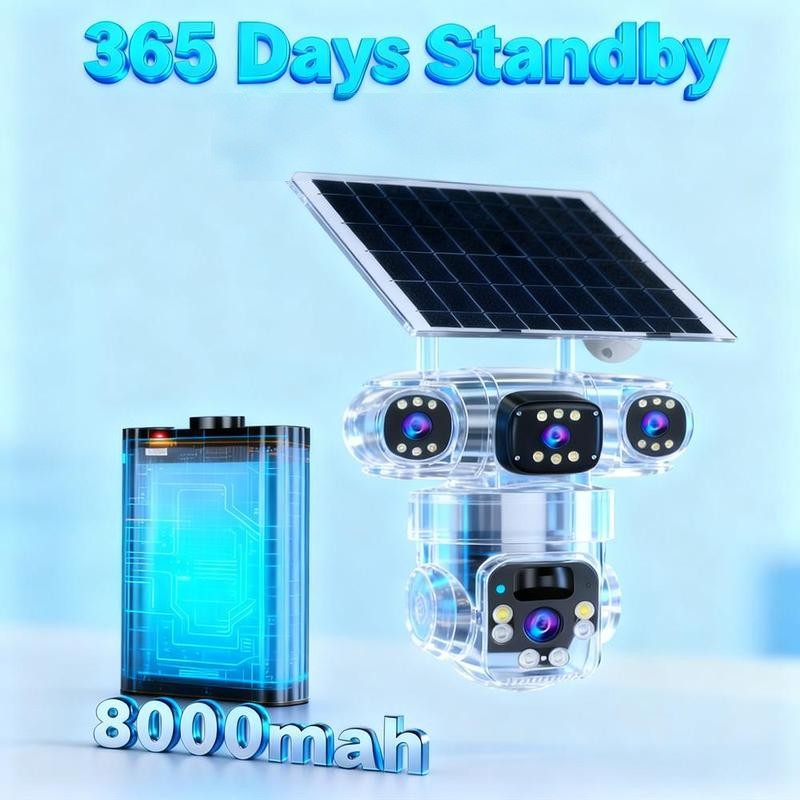 🔎 50% RABATT! 📷 6K 9MP 3-Linsen Kamera – 10x Zoom, 360° PTZ & Farb-Nachtsicht – IP66 wasserdicht – Rundumschutz ohne toten Winkel 🌙